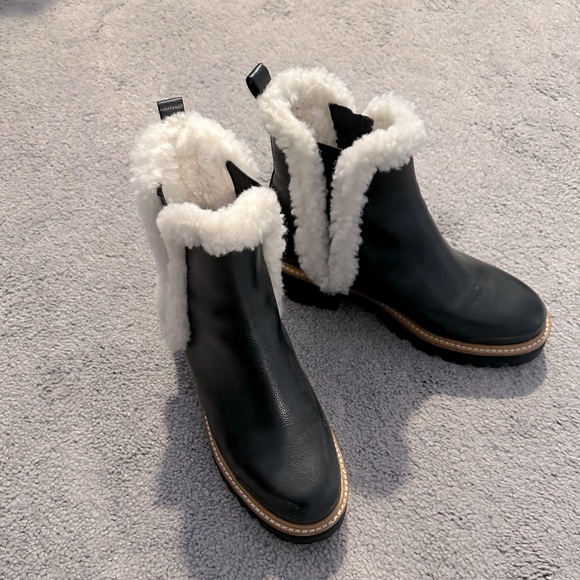 Marc Fisher Shoes - Marc Fisher sherpa detail ankle boot
